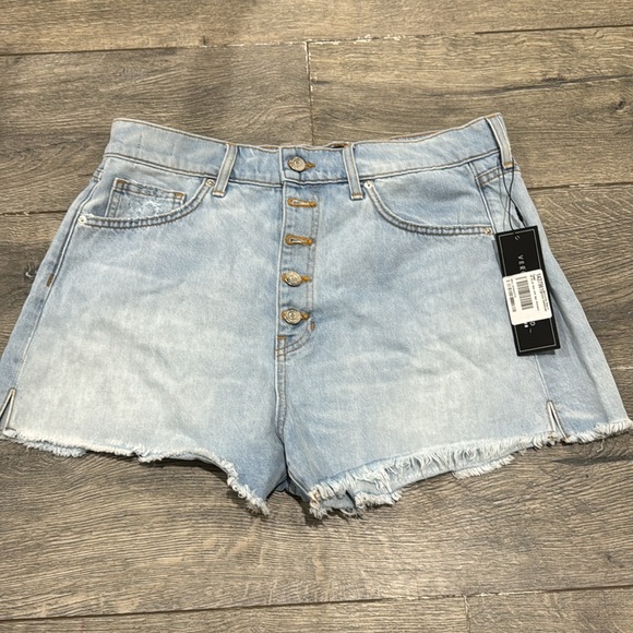 NEW • Veronica Beard • Women’s AIRE Timmi Button Fly Jean Shorts High Rise  32 - Picture 4 of 6